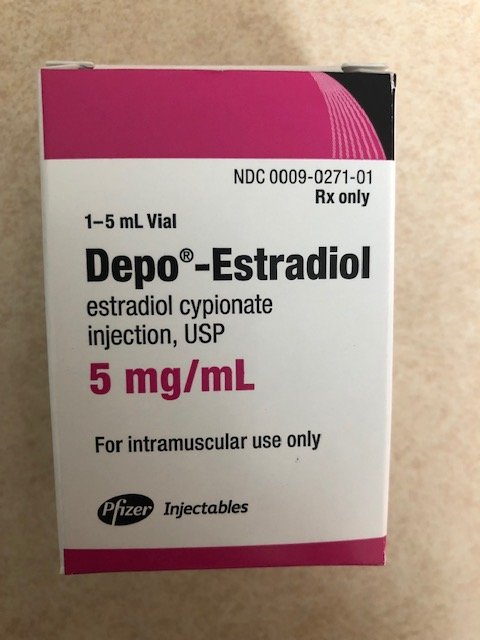 Pfizer Depo-Estradiol Injectable 5MG VIAL 5 ML By Pfizer -Rx Item