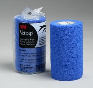 Tape Vetrap Blue 4 X5Yd Bulk Pack C100 By 3M Animal Care Products