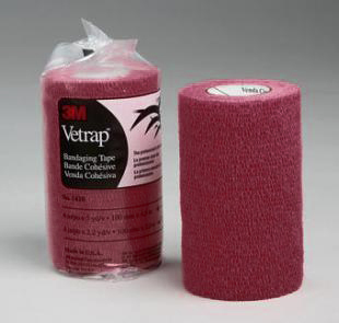 Tape Vetrap Burgundy 2 X5Yd P18 By 3M Animal Care Products