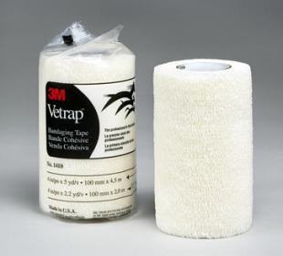 Tape Vetrap White 4 X5Yd Bulk Pack C100 By 3M Animal Care Products