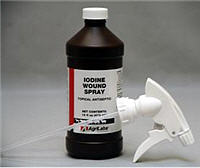 Iodine Wound Spray 1% 16 oz By Agrilabs