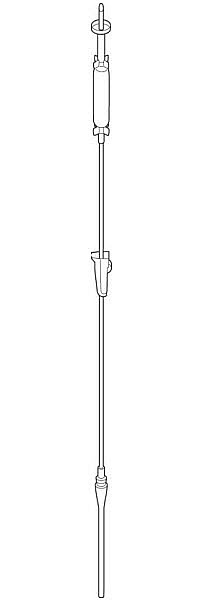 Cystoscopy/Bladder Irrigation Set 7/32 Tube Diameter 81 Length Each By Baxter(