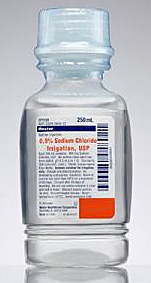 Sodium Chloride 0.9% (Irrigation) - Screw Cap 250cc By Baxter(Vet)