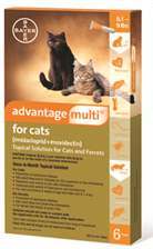 Advantage Multi For Cats 6-9# Orange 