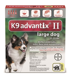 Advantix II - Dog 21-55# Red 