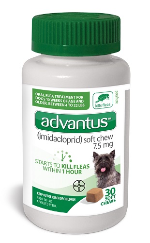 Advantus Soft Chew 7.5mg For Small Dogs (4-22#)  P30 By B