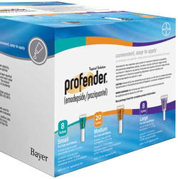 Profender Topical Solution Variety Pack - ludes 8 Small 20 Medium & 8 Large Baye