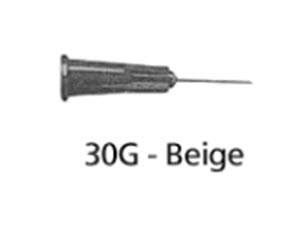 Needles Hypodermic 30G X 0.5 Plastic Hub (Tan) / Precision Glide BD B100 By Bect