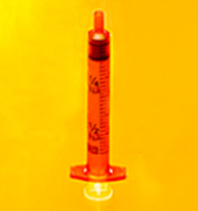 Oral Dose Syringes (BD Medical ) Amber With Tip Cap 3cc B100 By Becton Dickinson