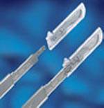 Scalpel Handle Stainless Steel #3 Protected Blade System - For #10-15 Blades Ea