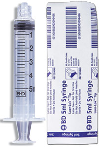 Syringes [BD Medical ] 5cc Luer Locktip B125 By Becton Dickinson Healthcare
