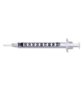 Syringes Insulin [BD Medical ] 1cc [U-100] 28G X0.5 Micro-Fine Needle B100 By Be