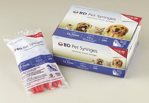 Syringes Insulin BD 1/2cc [U-40] 29 X12.7mm Permanent Needle Red B100 By Becton 