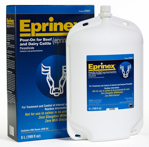 Eprinex Pour On For Beef & Dairy Cattle Singles Must Ship Ups / Minimum 40 Un