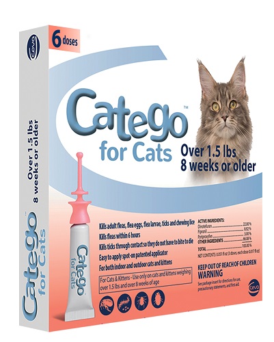Catego Feline Over 1.5# Sold By Card Of 6Ds Box 6Ds By Ceva(Vet) 