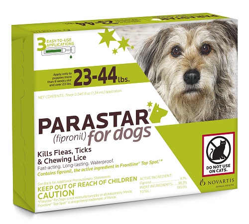Parastar (Green) 23-44Lbs Canine Sold By Card Of 3Ds - Box = 10 Cards P3 By El