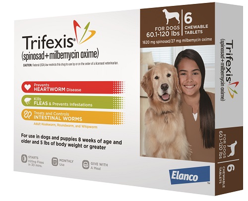 Milbemycin Oxime Trifexis For Dogs Month Supply Trifexis Chewable