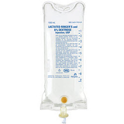 Dextrose 5% And Lactated Ringers Inj USP Lifecare 12 X1000ml C12 By Hospira