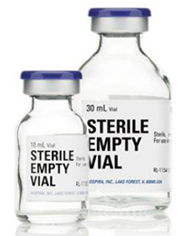 Empty Sterile Fliptop Vials Clear 25 X30ml  Bx25 By Hospira