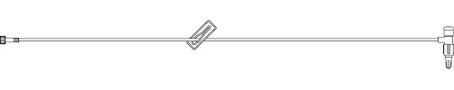 Lifeshield Macrobore Extension Set (W/ Female Adapter & T-Connector) Non-Dehp Ea