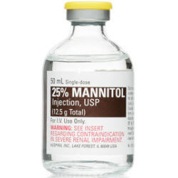 Mannitol Inj 25%� 50cc By Hospira