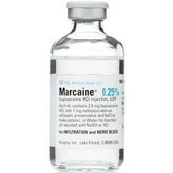 Marcaine 0.25% Inj Ftv (Bupivacaine)� 50cc By Hospira