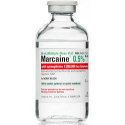 Marcaine 0.5% With Epinephrine Inj Multi Dose Vial (Bupivacaine)� 50cc By Hosp