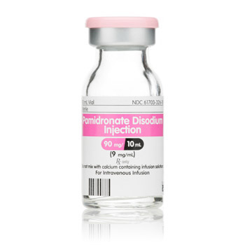 Pamidronate Disodium Injection 90Mg/10ml Single Dose Vial 10ml By Hospira