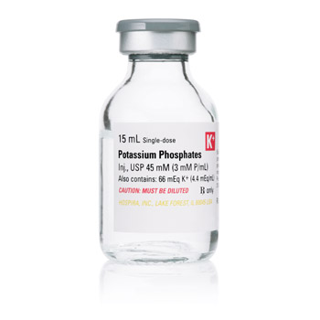 Potassium Phos 3Mm/ml  15ml By Hospira