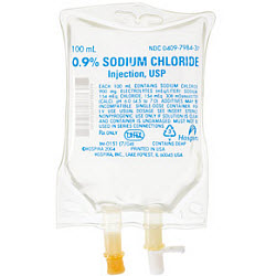 Sodium Chloride 0.9% Inj 80 X100ml C80 By Hospira