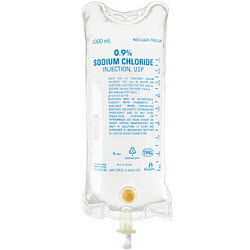 Sodium Chloride 0.9% Inj USP Lifecare - Plastic Bag 12 X1000ml C12 By Hospira