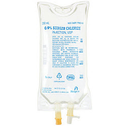Sodium Chloride 0.9% Inj USP Lifecare 24 X250ml C24 By Hospira