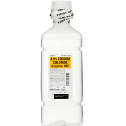 Sodium Chloride 0.9% Irrigation Bottle W/Screw Cap USP (Aqualite) W/Hanger 12 X1