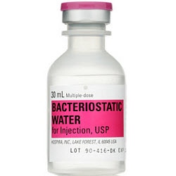 Sterile Water For Inj Bacteriostatic 25 X30ml Ftv Bx25 By Hospira