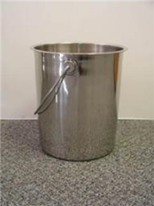 Bucket Stainless Steel 13-Quart With Handle Each By Jorgensen(Vet)
