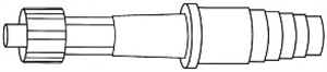 Catheter Adapter Male Luer Lock P2 By Jorgensen(Vet)