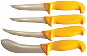 Curved Boning Knife 6 Stainless Steel W/ Nylon Handle Each By Jorgensen(Vet)