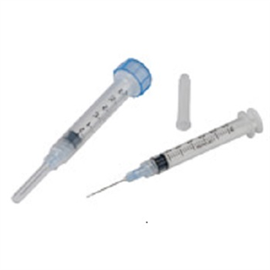 Syringe 03cc 20 X1.5 Needle Luer Lock B100 By Medtronic