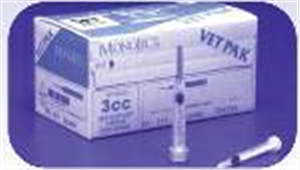Syringes Monoject 3cc Slip Tip B100 By Medtronic
