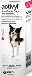 Activyl 1.54ml Medium Dogs (22-44 Lbs) Magenta 22 X1-Dose� B22 By Merck Animal