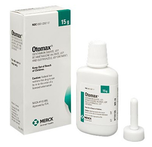Otomax Ointment 12 X15gm Bottle B12 By Merck Animal Health