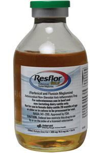 Resflor Gold - Short Dated - Dec 2017 100ml Rx 100cc By Merck Animal Health