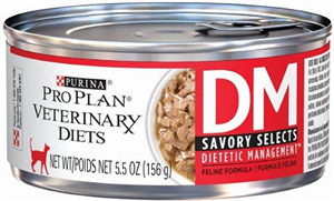 Feline DM Dietetic Savory Selects W/ Gravy Prescription Diet 24 X5.5 oz  C24 By