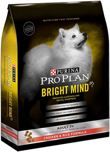Pro Plan Bright Mind 7+ Canine Senior Chicken & Rice 5Lb By Nestle Purina Petca