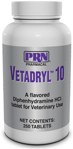 Vetadryl 10 BOTTLE OF 250 By Prn Pharmacal