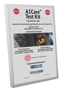 A1 Care Test Kit Bx5 By Vedco(Vet) Item No.: Vet-OTC-MW 063963<Br>Mfr<Br>Vedco<Br>Sku<Br>063963<Br>Unit<Br>Bx5<Br>Mfr Code<Br>Bayc-0001<Br>Case Lot<Br>0<Br>Size<Br>B5