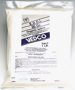 Eddi 20Gr Iodine With Salt 1Lb By Vedco(Vet)