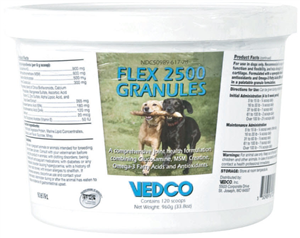 Flex 2500 Granules For Dogs Pail By Vedco(Vet)