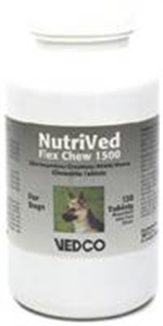 Nutrived Flex Chew Tabs 1500Mg B120 By Vedco(Vet)