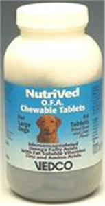 Nutrived Ofa Chew Tabs For Large Dogs B60 By Vedco(Vet)